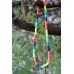 Neon Puka Shell Necklace Rainbow Color